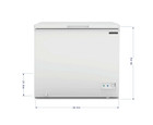 Frigidaire 7 0 Cu  Ft  Chest Freezer  Efrf7003  White
