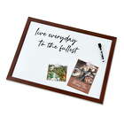 Pen gear White Wood Magnetic Dry Erase Whiteboard  17  X 23   Free Shipping