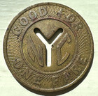 1970 Nyc Transit Authority New York City Subway Token Five Boroughs Historical 2