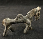 Small Ancient Near Eastern Luristan Bronze Horse Pendant  1200   800 Bce
