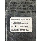 Subaru Forester Sport Black Carpet Floor Mats Red Trim Oem J501ssj010