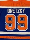 Wayne Gretzky Signed Autographed Jersey Edmonton Oilers Authentic Throwback Uda