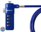 Sendt Blue Notebook laptop Combination Lock Security Cable