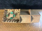Vintage Hand-carved Wooden Chinese Junk Boat Ship Wood Flat Bottom Lamp Antique