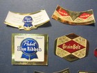 Lot Of 19 Old Vintage - Mini - Beer Labels - Grain Belt Duquesne  Goebel Hamm s