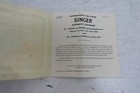 Singer Automatic Zigzagger The Singer Manufacturing Company Guidebook Manual