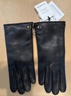 Coach Black Leather Touchscreen Gloves New With Tags   Box Size 6 5 Style Cv855