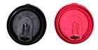 Tervis Tumbler 16oz Travel Lid s With Slider  Black Pink  Lot Of 2