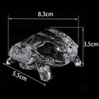 Crystal Turtle Figurine Tortoise Statue Aquarium Ornaments Lucky Feng Shui Deco