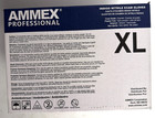  new   ainpf48100  Ammex Professional Indigo Nitrile Exam Gloves  Powder-free Xl