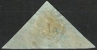 Cape Of Good Hope 1853 1d Brick-red Triangular Stamp  Stanley Gibbons Sg 3  Used