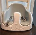 Bumbo baby toddler soft Foam multi Seat with Tray buckle Straps cool Gray