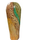 Sculpture With A Distinct Giraffe-like Shaped  Unique Carved Glaze Artistically