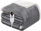 Electric Heated Blanket Full Size 72 x84   Soft Flannel With Overheat Protect   