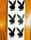 Original 90s Y2k Playboy Bunny Tanning Booth Stickers Sun Tan Fake Bake Summer