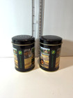 Vtg John Deere Salt   Pepper Shakers Set Metal Tin Tractor Farmhouse Kitchen