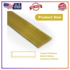 1 4  X 2  C360 Brass Flat Bar 12  Long Solid  250  Plate Mill Stock H02