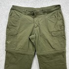 Boy Scouts Of America Pants Men 44 Green Bsa Convertible Switchback Cargo Shorts