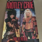 Vintage Orignl Motley Crue Shout At The Devil Promo Record Store Poster 80s Rare