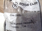 New Lot Of 25 Rotor Clip Snap Retaining Ring Inverted External 1-1 2 Stainless