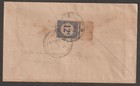 1920 Straits Settlements 12c Blue Postage Due Cover To Singapore
