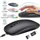 2 4ghz Usb Wireless Optical Mouse Mice For Apple Mac Macbook Pro Air Pc White
