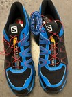 Salomon Fellraiser Trail Running Ortholite Inside Shoes Womens Size Us 9 Blue