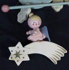 Vtg Irmi Crib Mobile Angels Musical Instruments Sweet Precious Stars Moons Old