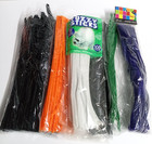 Fuzzy Stems Chenille Wire Pipe Cleaners Decorative Crafting Lot  100s Pcs  12 