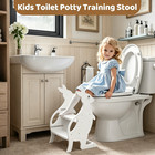 Wooden 2   step Stool Combines An Adjustable Tower With A Removable Safety Rail