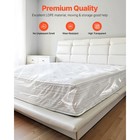 Plastic Mattress Bag 2 Pk Bed Cover For Moving And Storage  2 Mil   Queen Size 