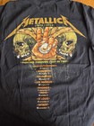 Official 2023 Metallica M72 World Tour  polarize  T-shirt Artwork By Pushead Med