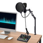 Complete Home Studio Recording Kit - Mixer  Condenser Mic For Music podcast New