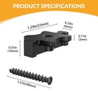 Qty 100  Universal Hidden Composite Deck Fastener