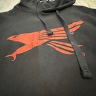 Falcon Boats Hoodie Mens Large Black Red Milltex Fishing