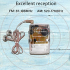 Tr624 Portable Radio Am Fm  Pocket Mini Radio  Clear Radio With Crysta