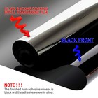 20  Vlt Uncut Roll Window Mirror Black Chrome Tint Film Car Home Office Glass
