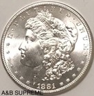 1881 S Morgan Dollar From Obw Estate Roll Choice-gem Bu Uncirculated 90  Silver