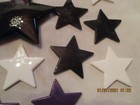 Big Lot Vintage Plexi Star Pendants