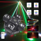 Remote Control Mini Laser Led Beam Moving Head Stage Lights Disco Party Pub Ktv