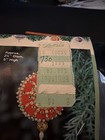 Vintage Beaded Pinned Sequin 1973 Leewards Christmas Ornament Craft Kit