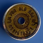 Vintage 1930 s Oklahoma Consumer s Tax Token Old Age Assistance 5 Five Mills