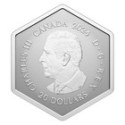 2024 Canada Snowflake 1 Oz Silver Reverse Proof Coin W crystal Insert