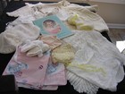  r Vintage Antique 15 Pc  Baby Clothes Lot perfect For Vintage Dolls