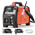 6-in-1 Cold Tig Welding Machine 200a Hf spot pulse Tig  Stick  Clean 110v 220v