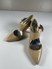 Bcbg Eneration  Pump Shoe  Mary Jane Heel Pointed Toe  Size 8 5 M Beige