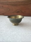 Antique Mongolian Tibetan  Buddhist Brass Offering Bowl