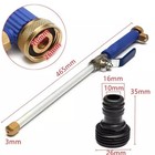 Car High Pressure Power Washer Metal Brass Nozzle Garden Hose Pipe Lawn Cleaning