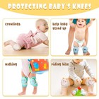 6 Pairs 0-3 Years Baby Knee Pad Crawling Anti Slip Protector Breathable Boy