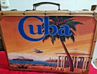 Two Vintage Pan American Airways Visit Cuba Luggage   Fan